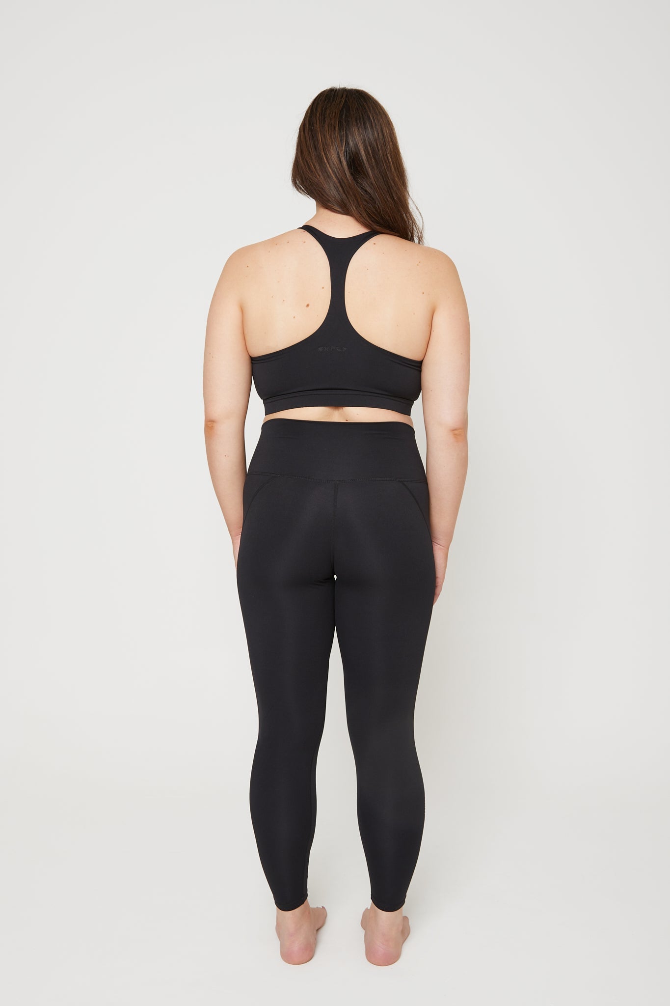 Black Racer Back Sports Bra - SRPLY