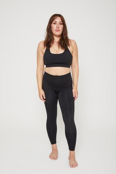 Black Racer Back Sports Bra - SRPLY