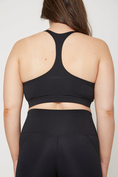 Black Racer Back Sports Bra - SRPLY