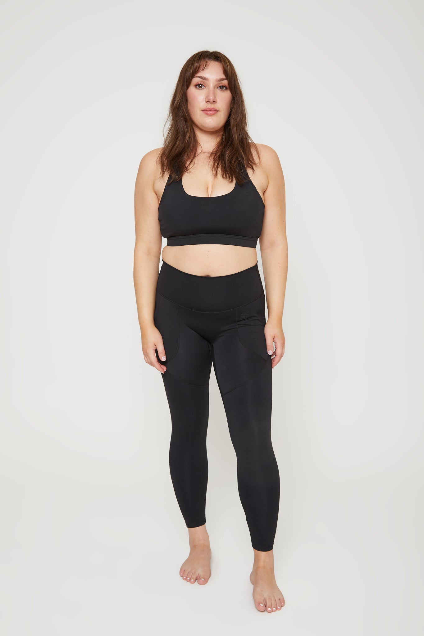 Black Recycled Leggings - SRPLY